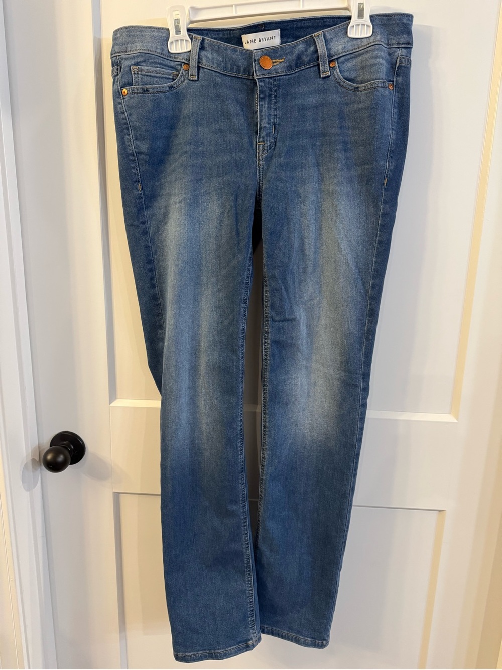 Lane Bryant Women’s Straight Leg Blue Jeans